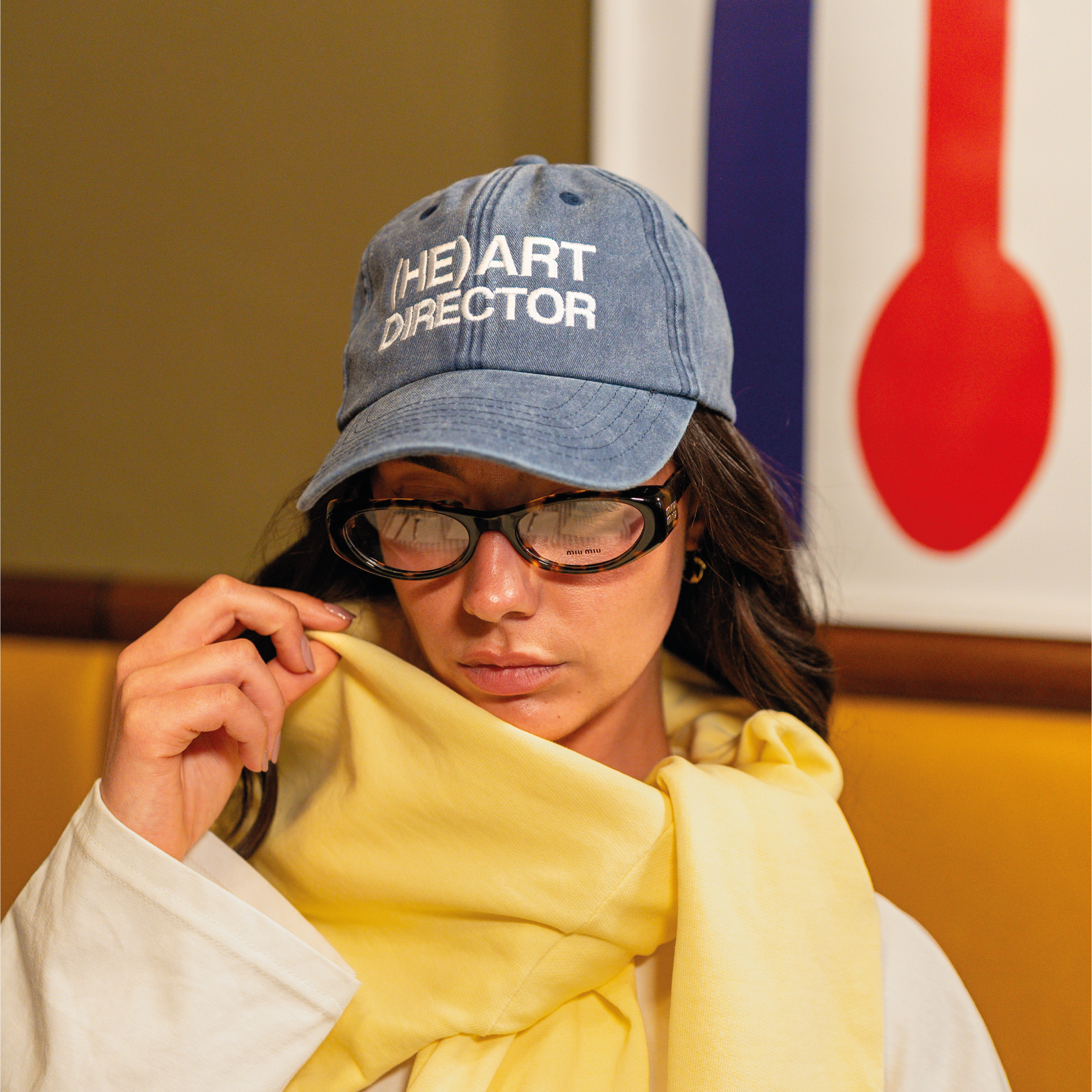 (HE)ART Cap Washed Navy