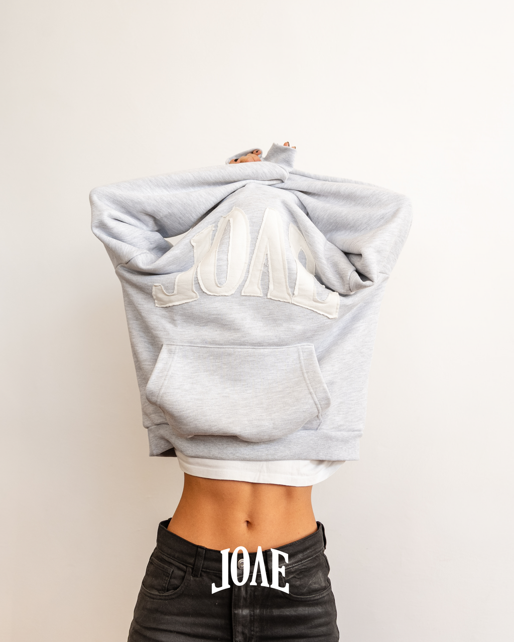 Arch Logo Hoodie Grey