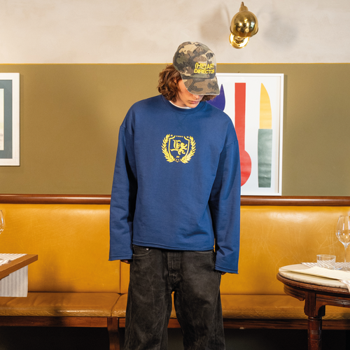 Emblem Crewneck Navy