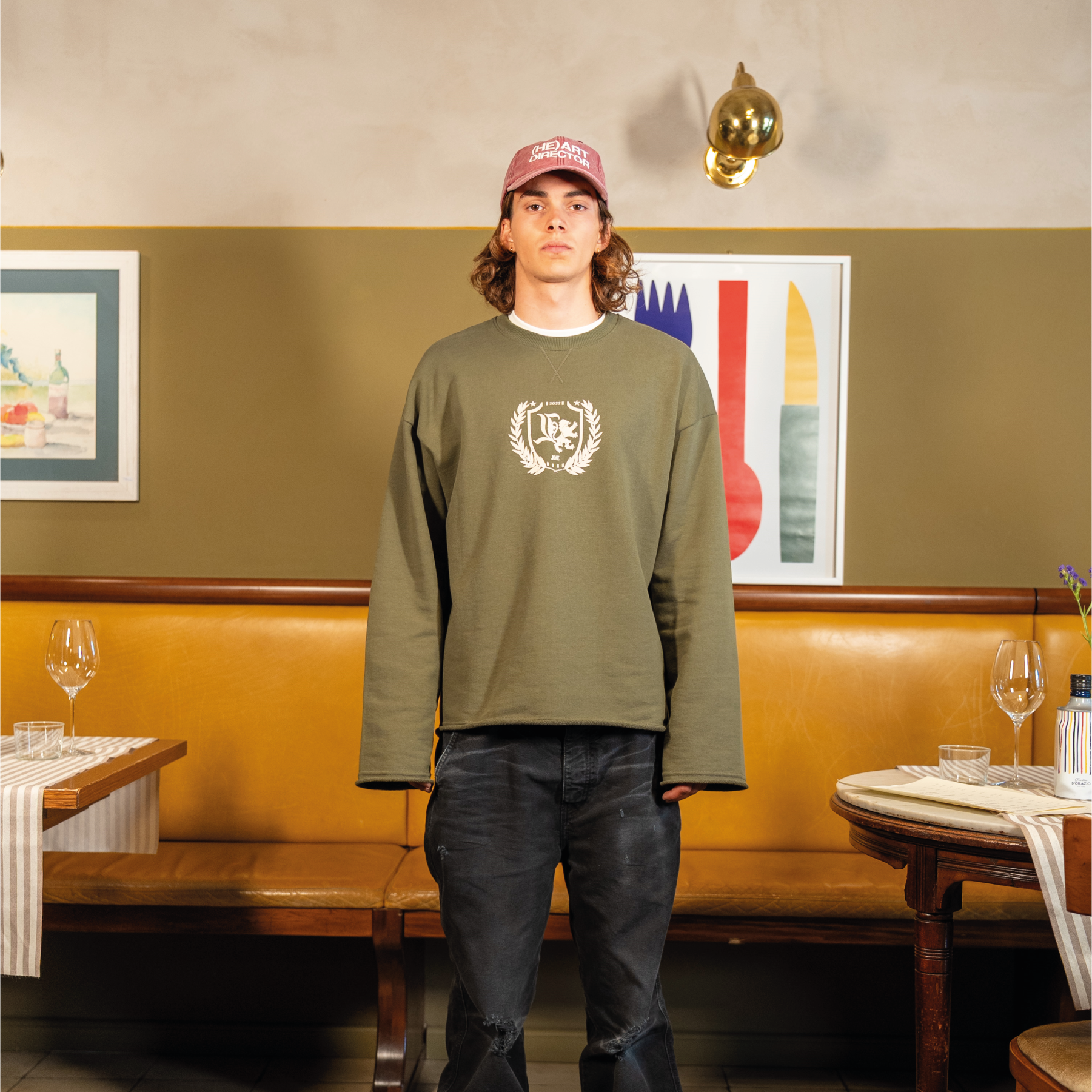 Emblem Crewneck Green