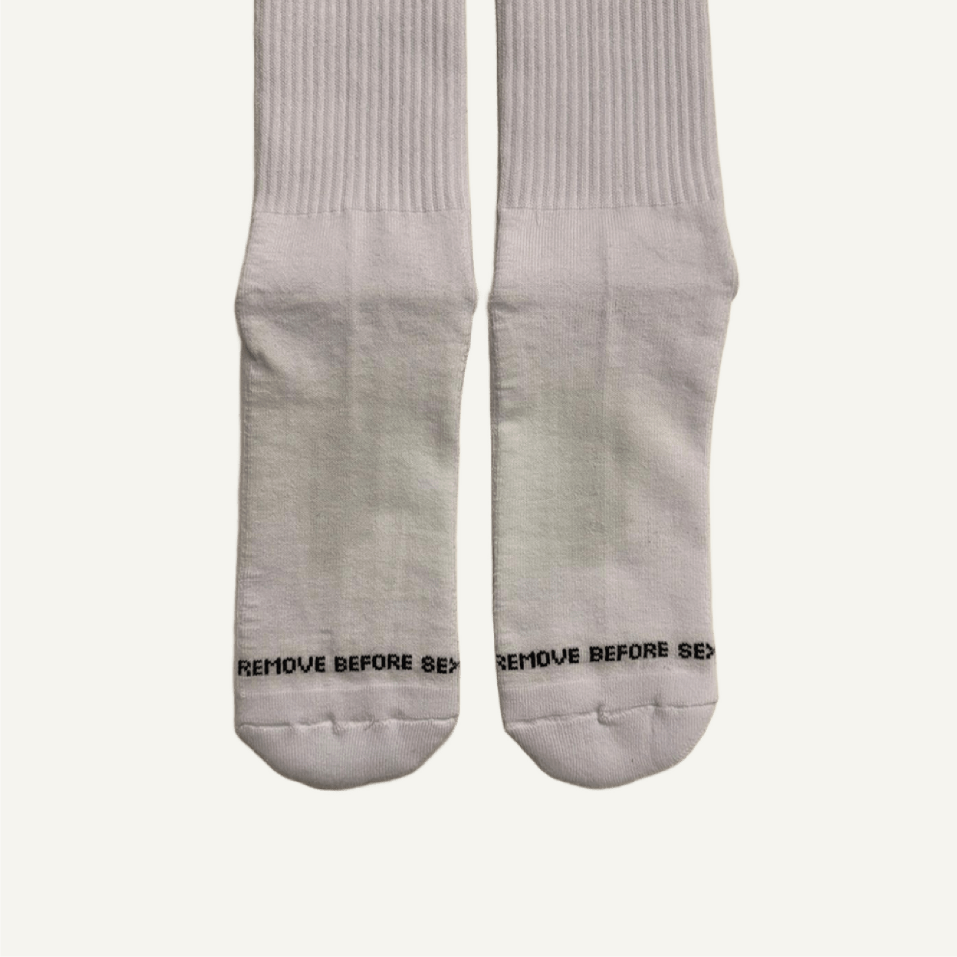 "Remove Before" Socks